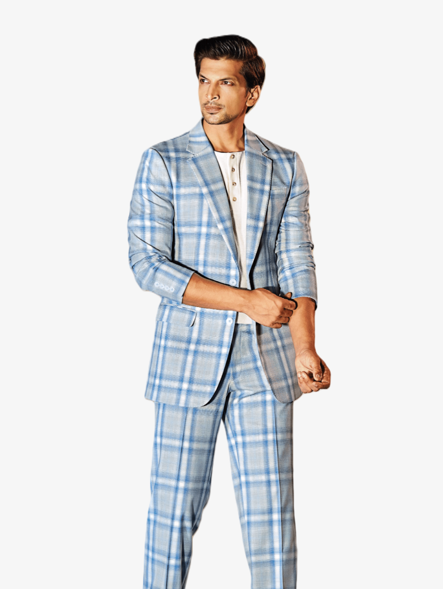 Windowpane Fashion Suit