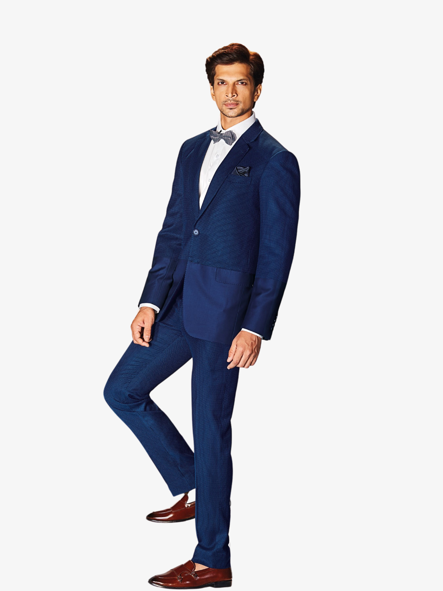 Textured Mix-Match Suit