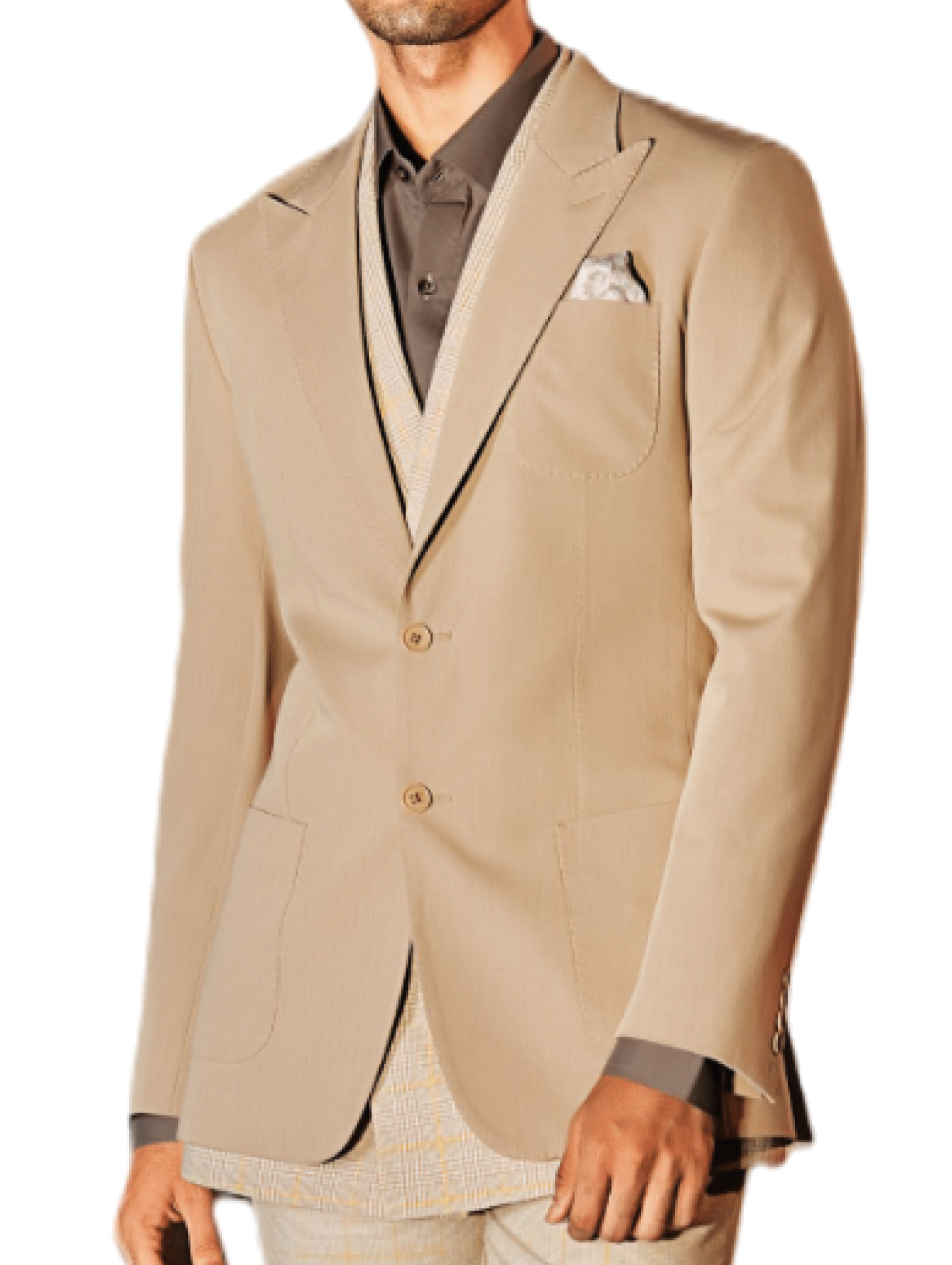 Classic Peak Lapel Jacket