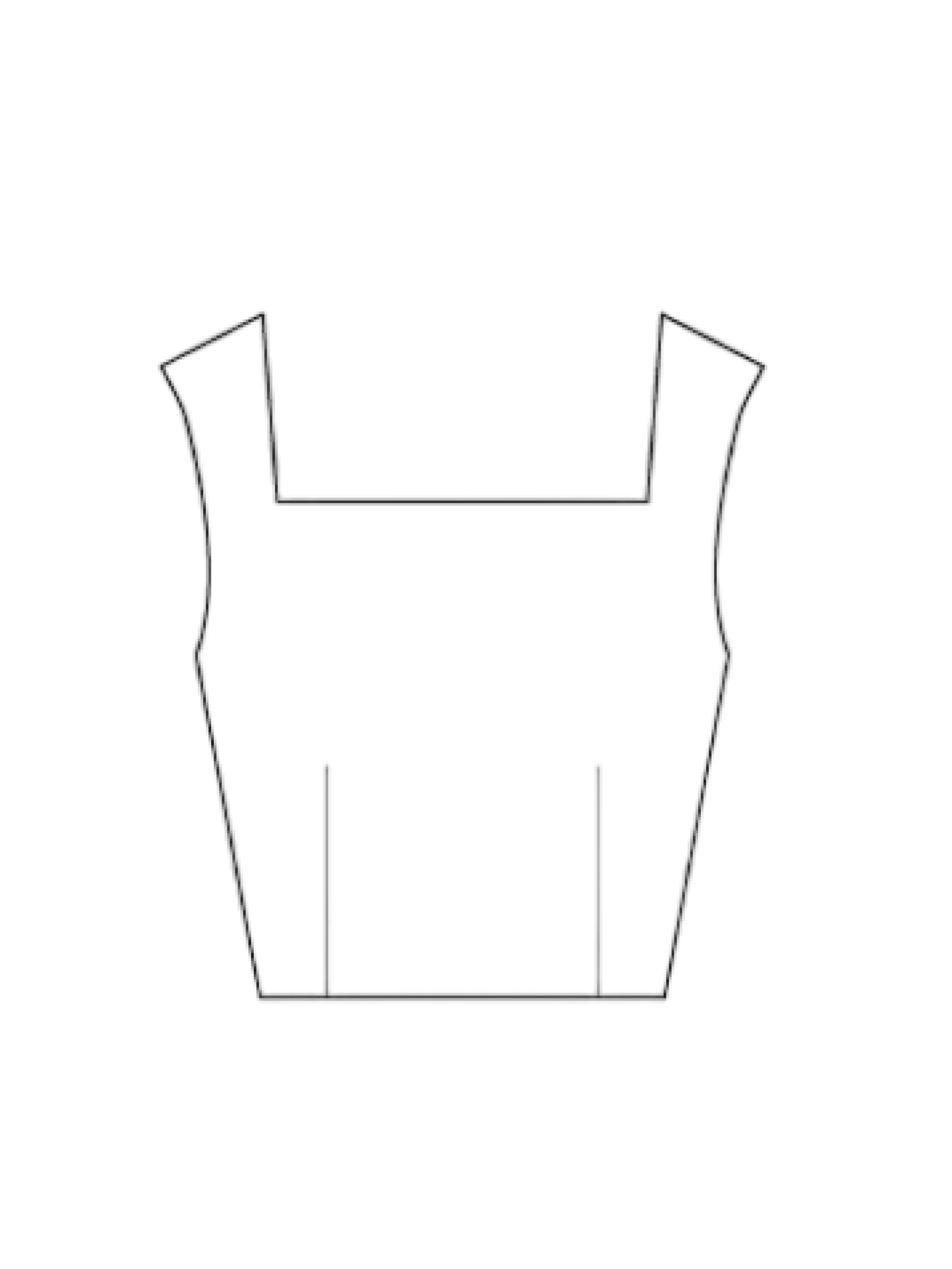 Square Neck Crop-Top